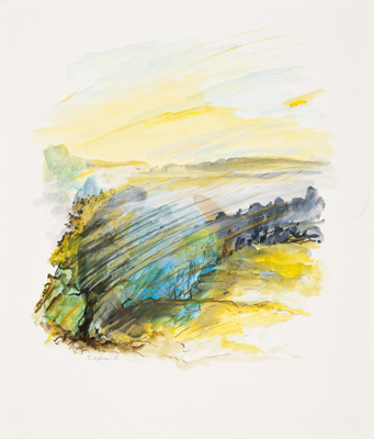 Roland Wesner - Landscape (Eichenlaub), 1986